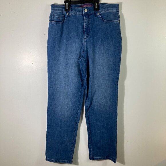 Womens Gloria Vanderbilt Amanda Straight Leg Jeans 10 - Picture 1 of 8